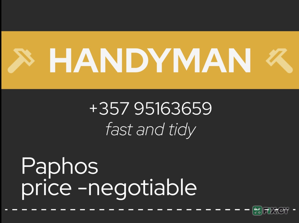 Handyman in Paphos