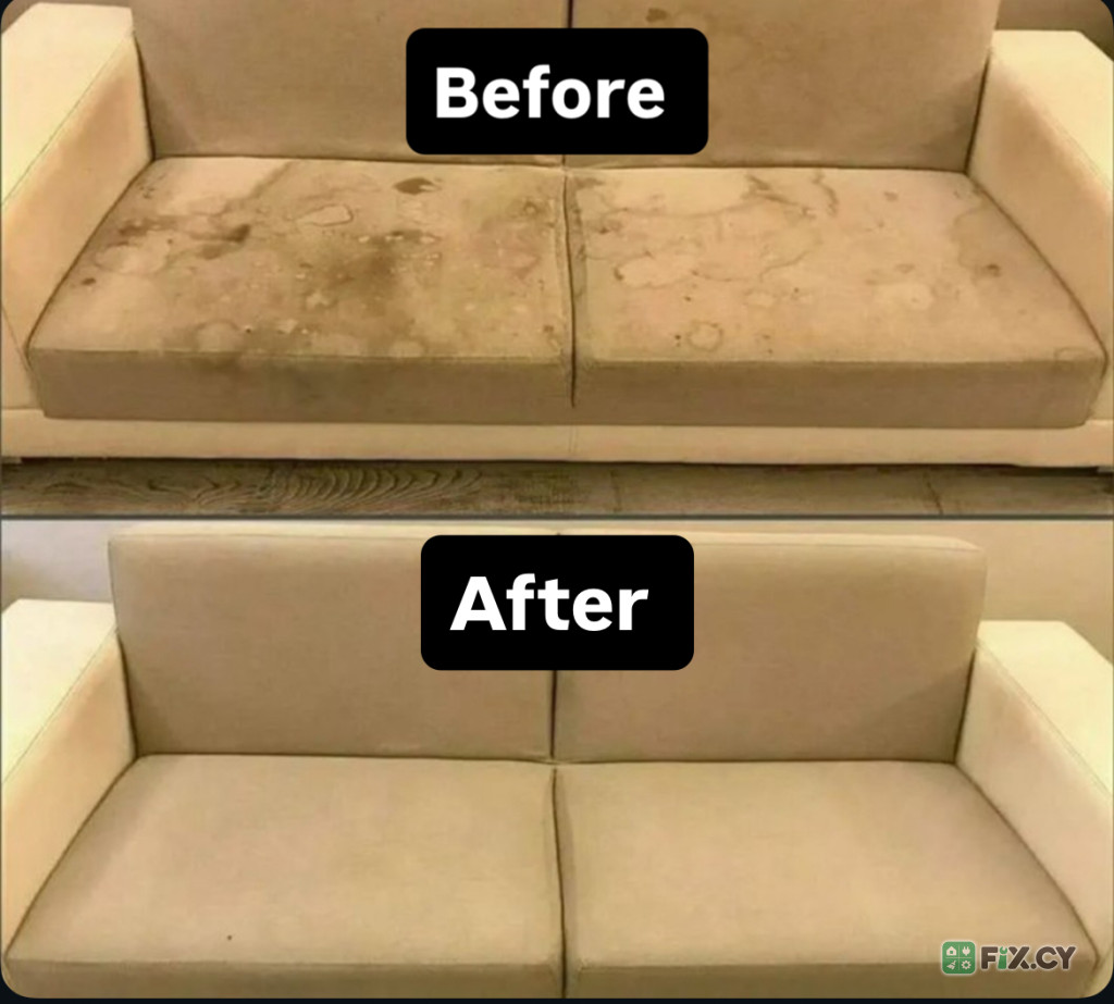 Sofa, mattress and chair cleaning in Larnaca