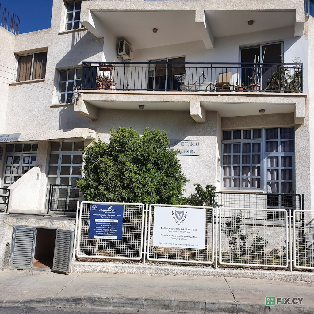 Savvas Demetriou Certifying Officer in Limassol