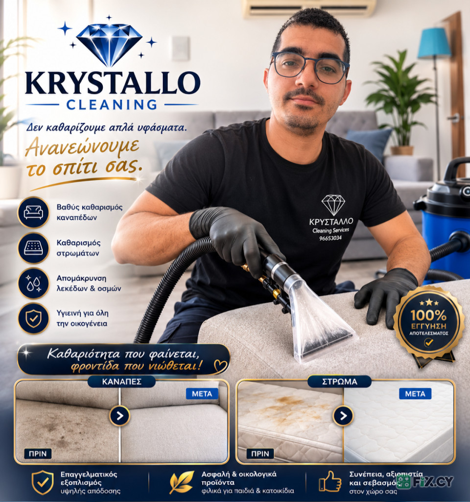 KrystalloCleaningServices in Limassol