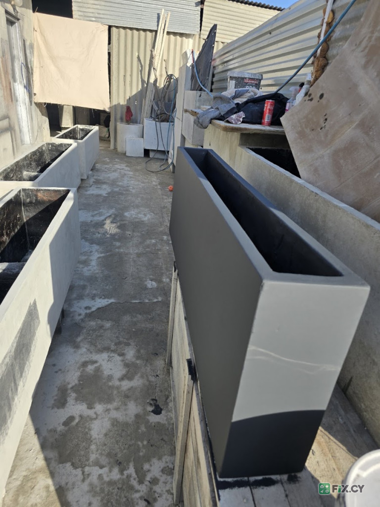 Flower planters in Limassol