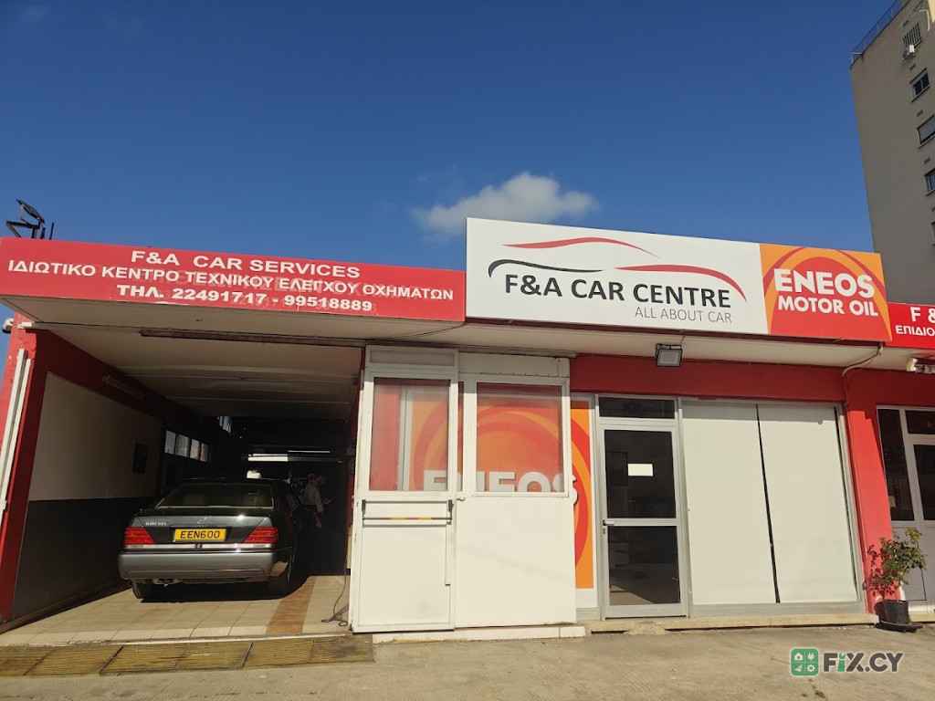 FandA Car Centre in Nicosia