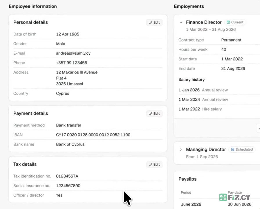 Sumly.cy – AI accounting software for Cyprus in Paphos