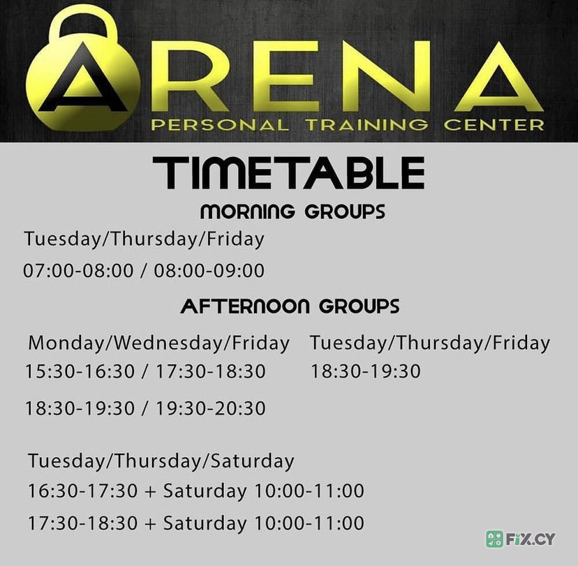 Arena Personal Training Center in Larnaca