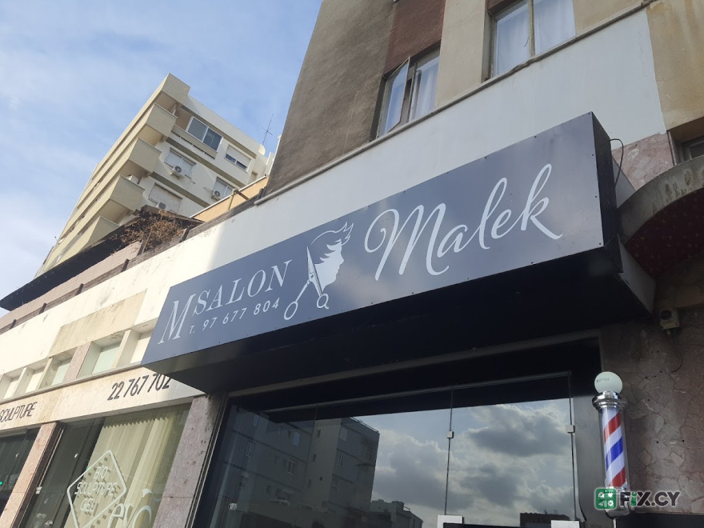 Malek’s barber shop in Nicosia