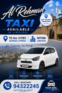 Private Taxi Service – Affordable Ride s in Limassol