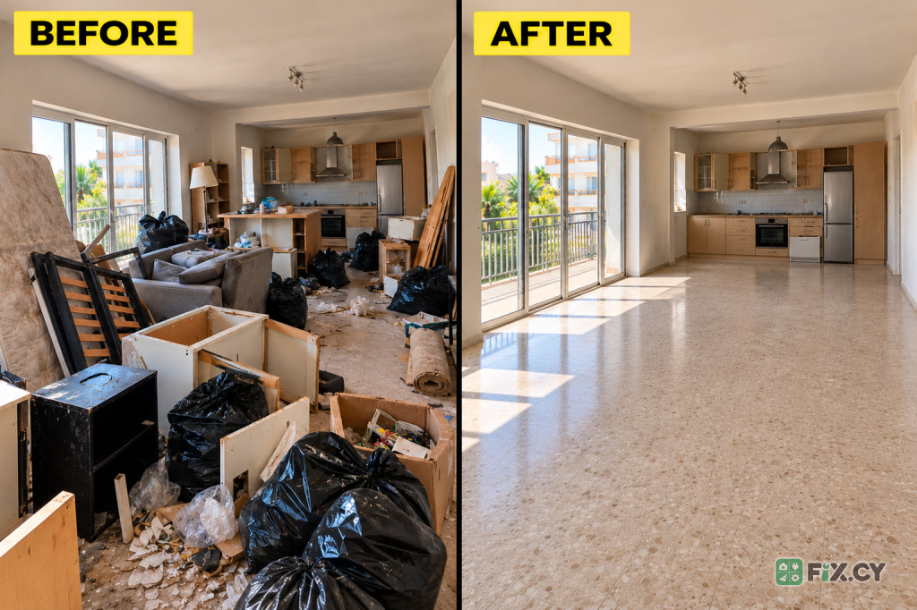 Junk / rubbish removal service in Limassol